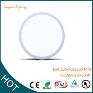 20 Inch 500mm 36W Fluorescent Recessed Ceiling Round LED Panel Lighting for Indoor