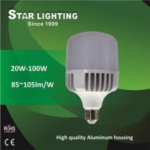 Good Quality 40W LED Aluminum T Bulb 50W 60W 80W LED Bulb