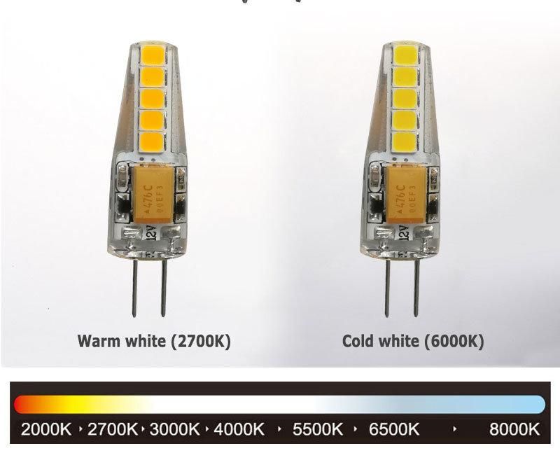 10 SMD 2700K G4 LED 1W Warm White
