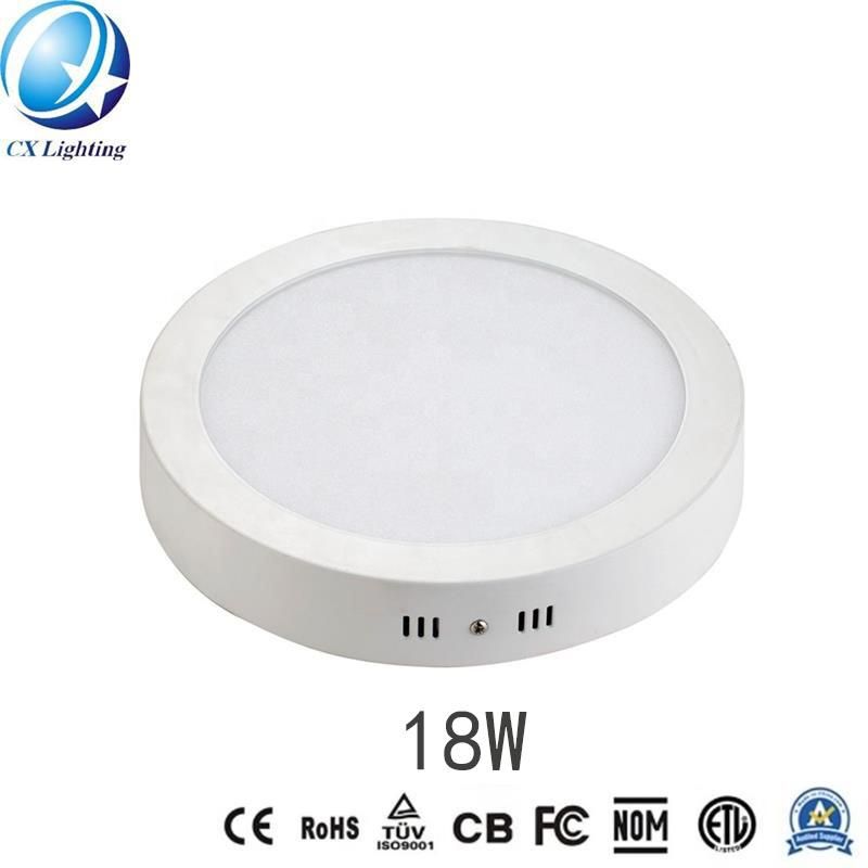 Round Surface 6W 12W 18W 24W SMD LED Panel Light