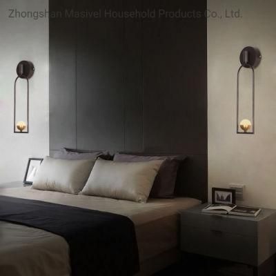 Masivel LED Wall Sconce Building Material Hotel Lobby Wall Lamp Modern Indoor Home Lighting Wall Lamp