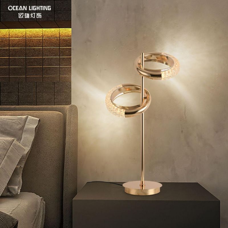 Ocean Lamp Iron Plating Acrylic Lamp Modern Bedroom Table Lights