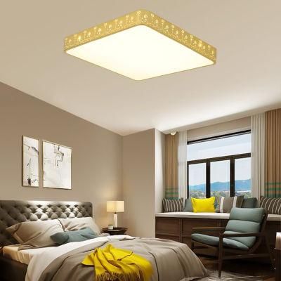 Dafangzhou 144W Light China 3 Light Ceiling Light Manufacturer Light Iron Gray Frame Color LED Ceiling Lamp Applied in Hotel