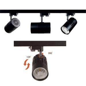 High Lumen Unique Design Adjustable Beam 20W Commercial LED Track Lighting with 5 Years Warranty