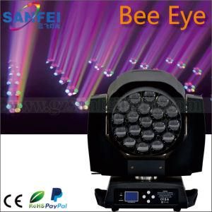 19PCS RGBW 4-in-1 LED Bee Eye Zoom Light