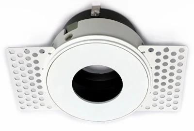 Cut out 75mm White Adjustable Round LED Downlight Mounting Ring