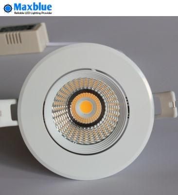 15W Epistar COB Dimmable LED Ceiling Downlight with Ce RoHS