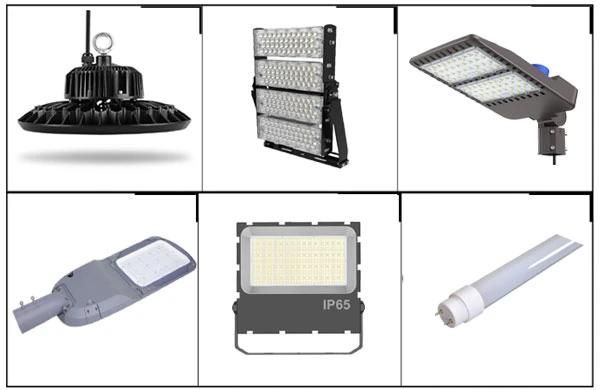 Stadium Natatorium Court Basketball Badminton Gymnasium Lighting No Glare LED High Bay Light for 100W 120W 150W 200W 250W Highbay Aluminum/PC Reflector Cover