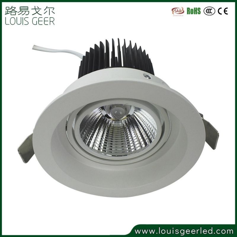 New Design Different Reflectors Anti-Glare 20W Round Ceiling Recessed COB LED Downlight