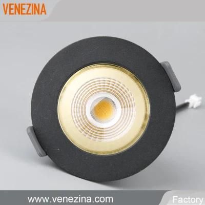 2020 New Round COB LED Spotlight IP44 15W LED Indoor Lighitng Fixture Ceiling Recessed LED Downlight