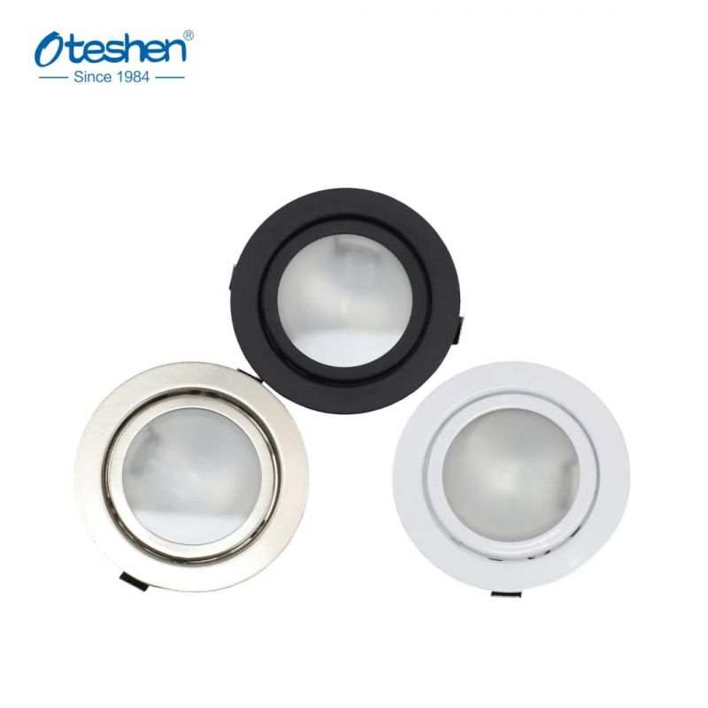 Aluminum LED Cabinet Light Round Cabinet LED Light Recessed LED Under Cabinet Lighting 20W