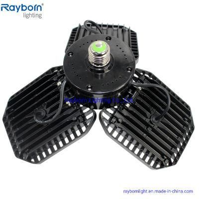 New Garage Ceiling Light 60W 80W Deformable LED Garage Light for LED Parking Lot Light