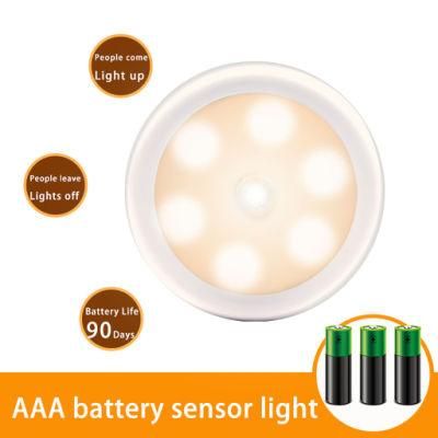 AAA Battery Human Body Induction + Light Induction Cabinet Light