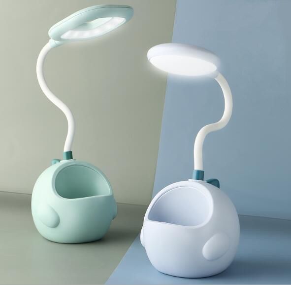 Students Kids Table Lamps with USB Charging Port
