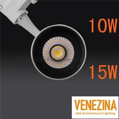 Rotatable High Lumen Output COB LED Track Spotlight 10W/15W LED Downlight LED Ceiling Light LED Spot Light LED Light LED Down Light