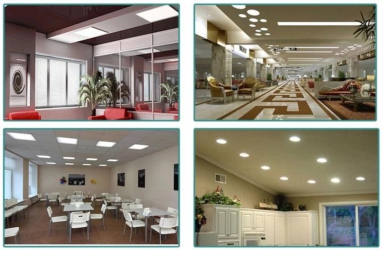 Hole Size Free Adjustable Frameless High Brightness 16W LED Light Round Panel