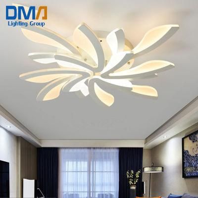 Home Decorative LED 8 Heads Acrylic Bedroom Chandelier Ceiling LED Illumination for Living Room