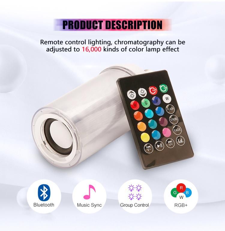 New Design Smart Music Speaker Bulb for Atmosphere Creation
