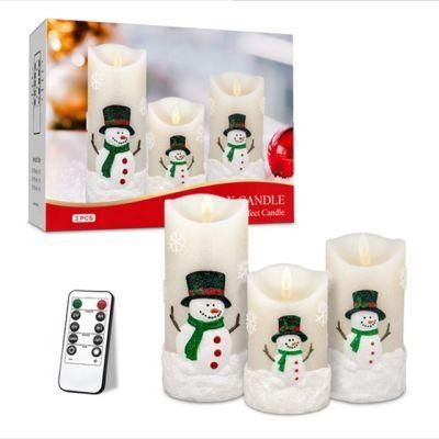 Remote Control LED Candles for Christmas Decoration in Different Sizes