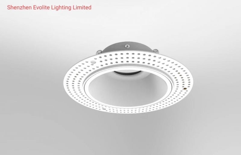 Die Cast Aluminum Trimless Ring LED Downlight Module Mounting Rings System