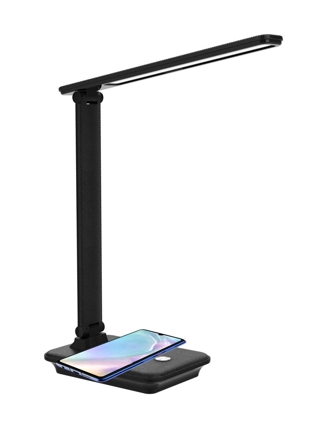 Table Lamp for Study Desk with Wireless Charge