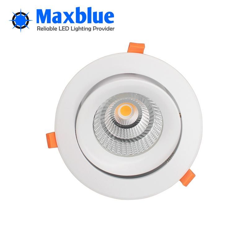 Triac 0-10V Dali Dimmable Recessed LED Downlight/ COB LED Ceiling Down Light