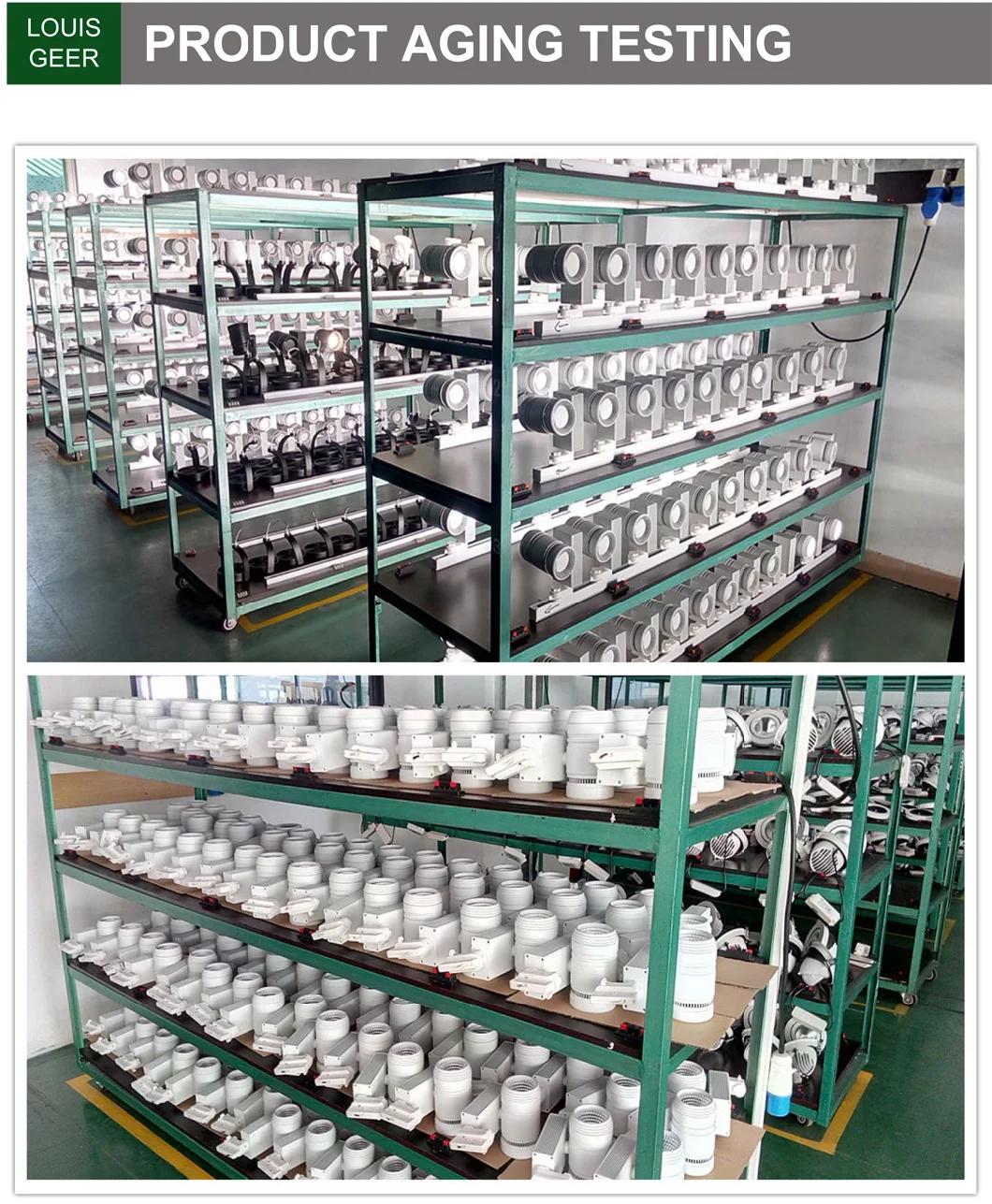 Clothing Store Museum Display Case Track Rail Foldable 25W COB LED Track Light Spot Light LED Light Bulbs