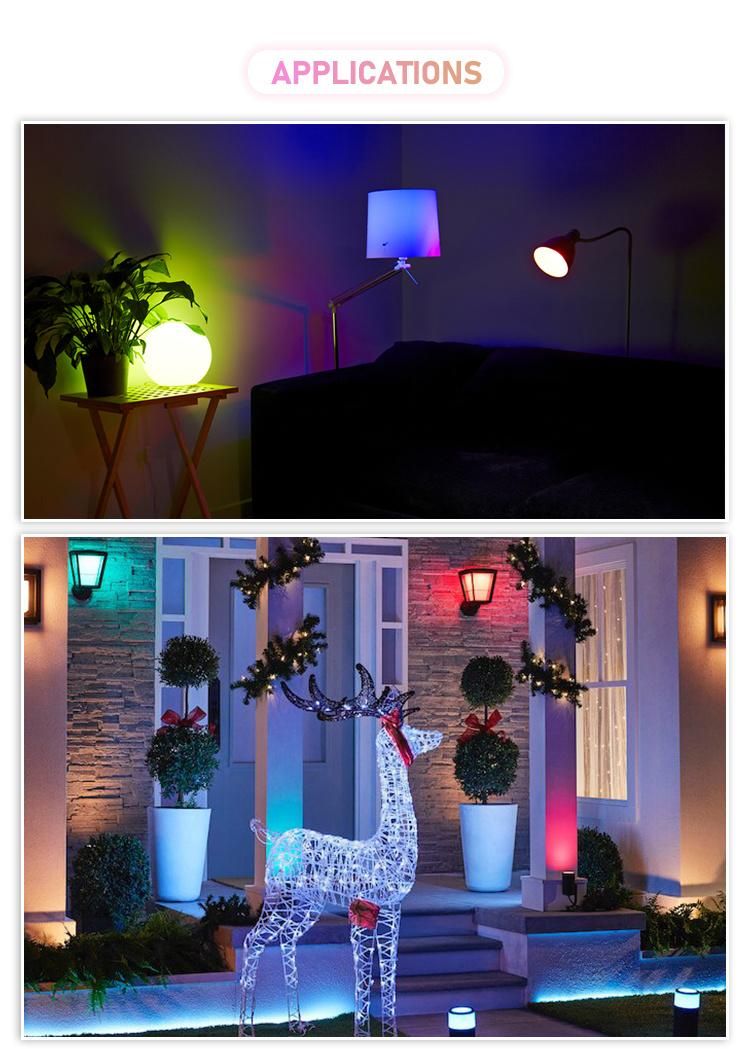 Works with Google Assistant Smart Phone Controlled LED Wall Lamps