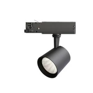 Professional COB LED Chip IP20 Rating 80lm/W High Lumen 18W/30W/40W LED Track Light