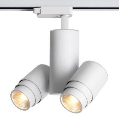 Adjustable Wram White 8W*2 CREE LED Track Light Double Head Aluminum Spotlight