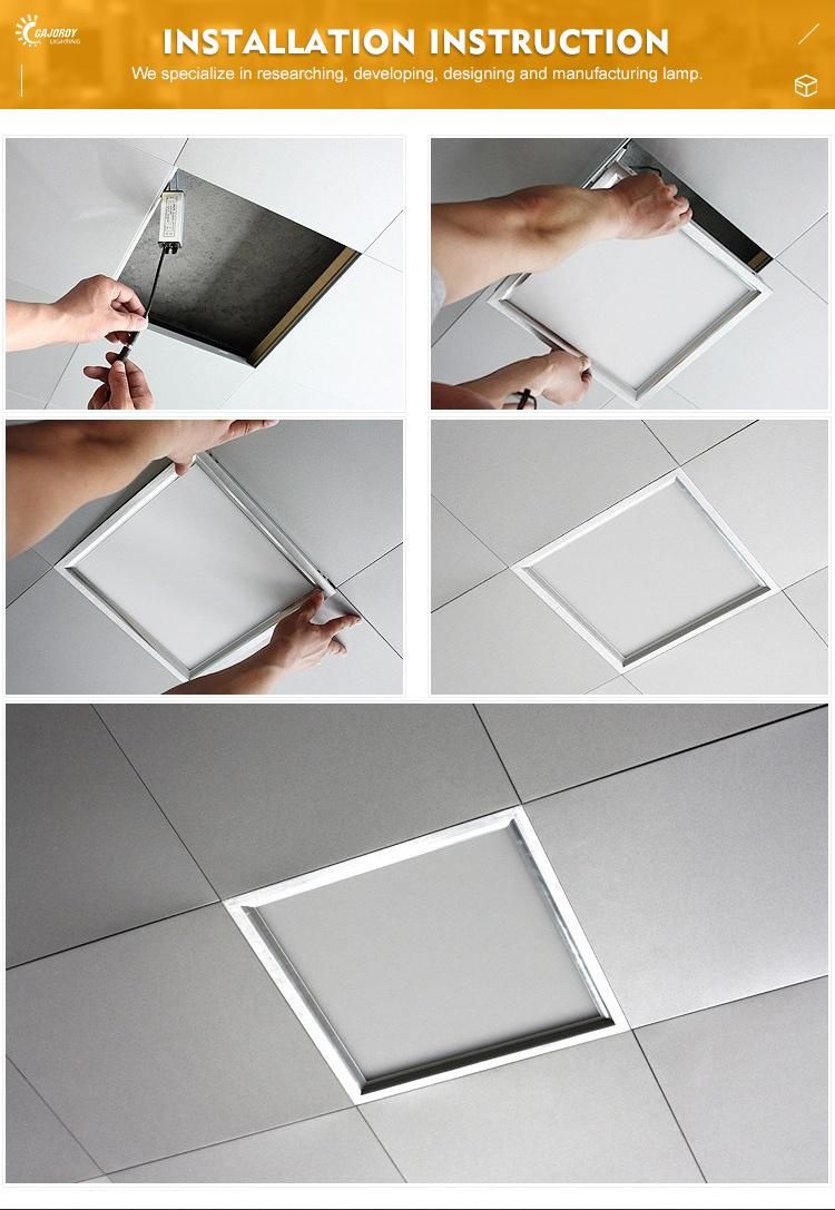 High Quality Dimmable 595X595 48W Raw Material LED Panel Light