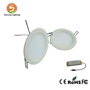 AC85-265V Super Slim/Dimmable/Round LED Panel Light