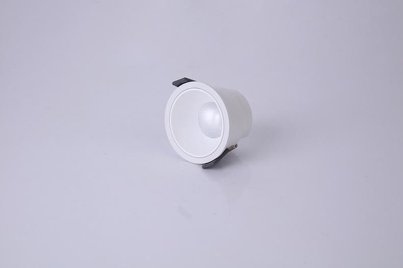 Factory New Fixture Aluminum Frame Down Spotlight LED COB 7W 10W 15W Downlight Anti-Glare for Hotel Lighting