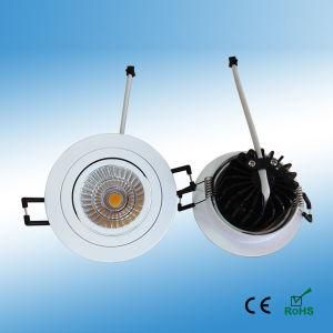 Recessed 7W LED Down Light, Dimmable CREE COB Light