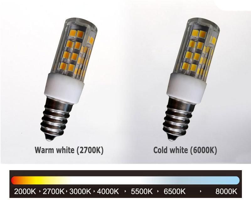 2700K 3000K 3 Watt E14 LED Bulb Equivalent 30W Halogen Bulb