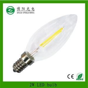 2W 4W C35 LED Filament Candle Bulb