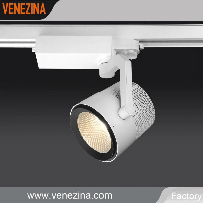 Dimmable High Power 10 Degree 30W/40W/50W Interior/Architectural LED Track Spotlight Tracklight
