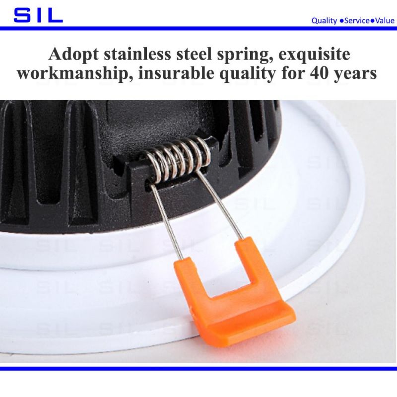 3CCT 4W Commercial Bedroom Kitchen Hotel COB Recessed Indoor Ceiling Spot Light LED Spotlight