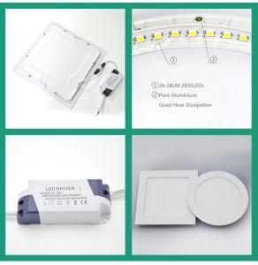 Indoor Ceiling 3W 6W Round Slim SMD 2835 IC Driver LED Panel Light
