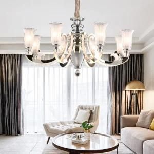 Modern Lamp Light Luxury Stainless Steel Pendant Chandelier