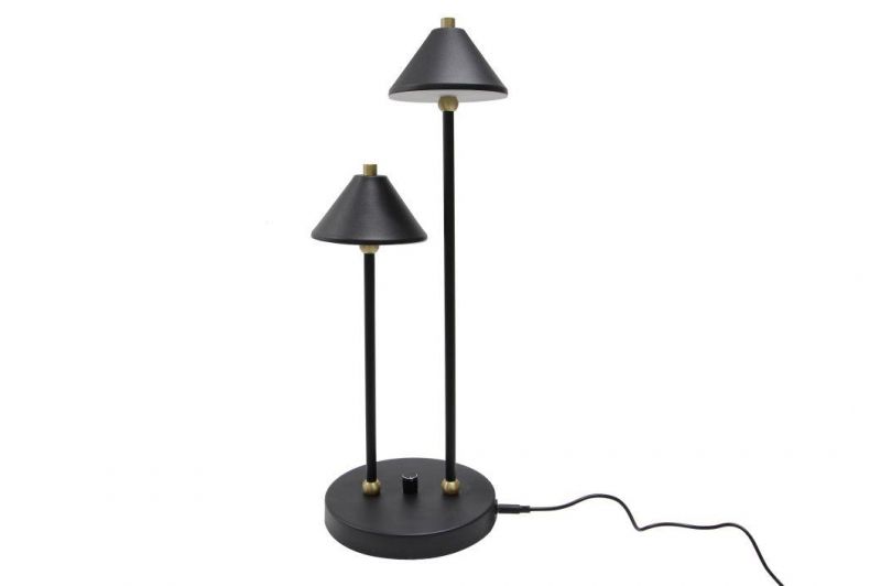 Masivel Creative Design Home Bedroom Desktop Metal LED Table Lamp