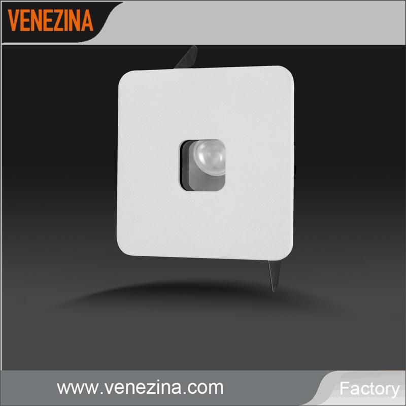 W6811 1W 3W Small Wall Scone Lamp Square LED Indoor Staircase Light Wall Light for Garden Hallway Corridor Use