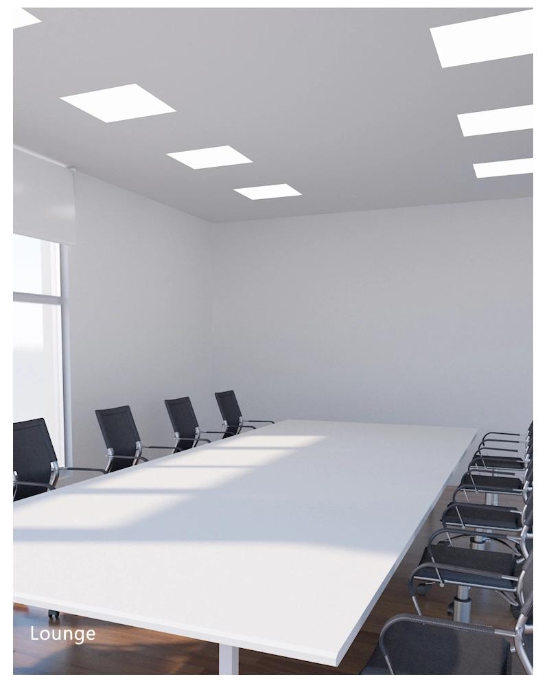 LED Recessed Backlit Panel Light, LED Back Light, 595*595mm 40W IP40 3000K 4000K 6500K PS+Aluminum for Office, Gym, Mall, Supermarket