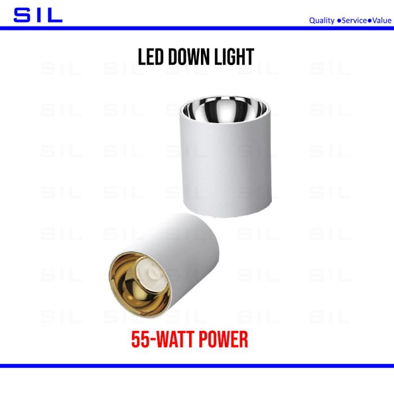 15W Waterproof Surface Mounted Downlight Square Down Light Black White Aluminum Spot Light for Hallway Corridor Gallery