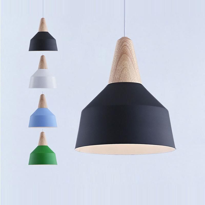 White Lampshade Industrial Lamp Shade LED Modern Ceiling Hanging Lights