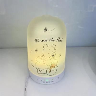 Wholesale New Design Aroma Diffuser Perfumable Ceramic Oil Diffuser with Light