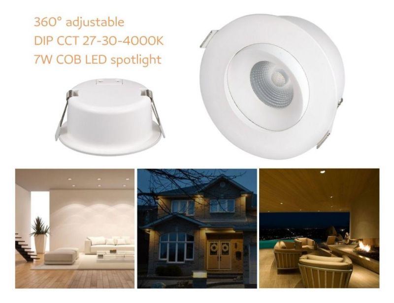 Wholesale Price 2.4G Dimmable 2700K 6500K Adjustable LED Smart Recessed Downlight
