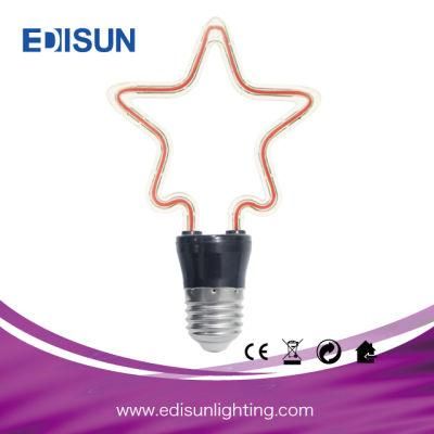 Modern Design Five Star LED Filament Bulb