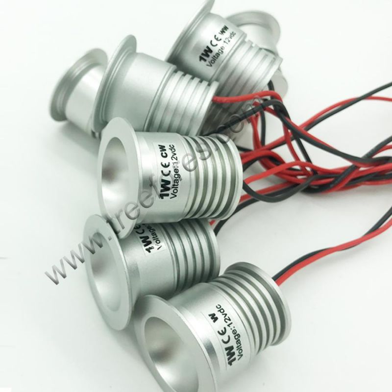 Spotlight 25mm 1W 12V Mini LED Downlight CE RoHS Cabinet Furniture Light