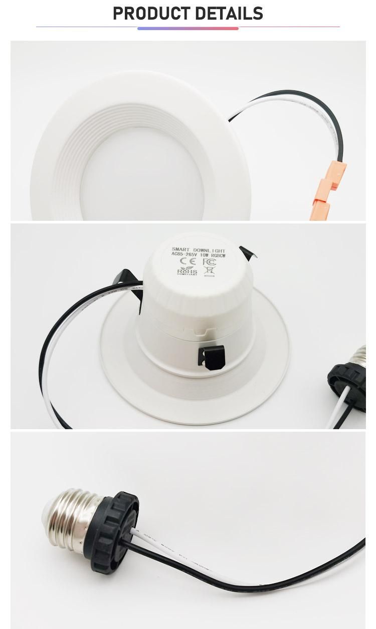 Durable in Use Easy Installation New Design Smart Downlight Bulb
